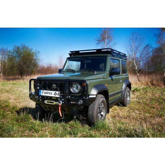 F-4X4 VOORBUMPER MET AFNEEMBARE BULLBAR SUZUKI JIMNY IV 1.5 BENZINE 18-