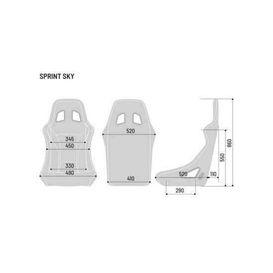 Sparco Sprint Sky