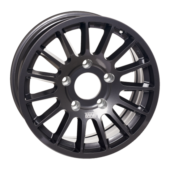 Braid wheels Braid Winrace S 4x4 8”x17”   in Antraciet