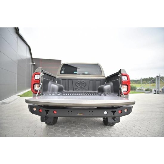 F-4X4 RVS PLAAT ACHTERKLEP TOYOTA HILUXA REVO 2020-