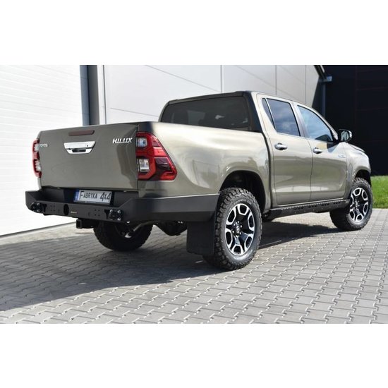 F-4X4 ACHTERBUMPER LANG ZONDER LAMPEN TOYOTA HILUX REVO 2020-