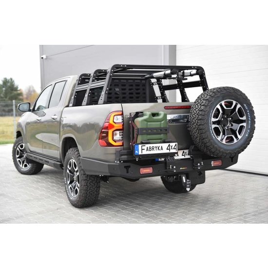 F-4X4 ACHTERBUMPER LANG MET LED VERLICHTING TOYOTA HILUX REVO 2020-
