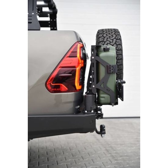 F-4X4 ACHTERBUMPER LANG MET LED VERLICHTING TOYOTA HILUX REVO 2020-