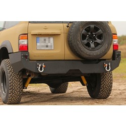 Stalen achterbumper Nissan Patrol Y61 97-04 MorE 4x4