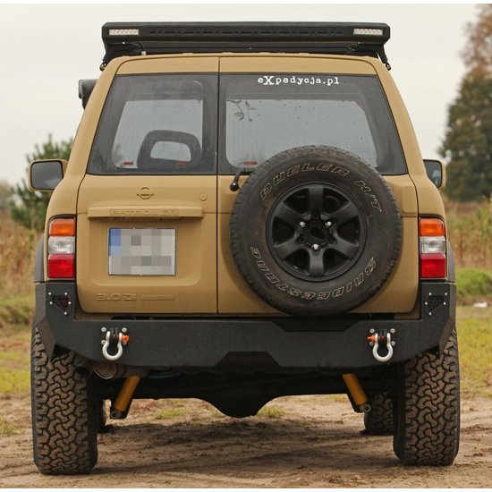 More4x4 Stalen achterbumper Nissan Patrol Y61 97-04 MorE 4x4