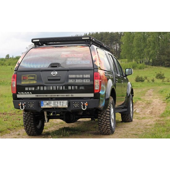 More4x4 Stalen achterbumper Nissan Navara D40 05-14 MorE 4x4