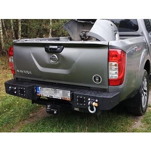 Stalen achterbumper Nissan Navara D23, NP300 MorE 4x4