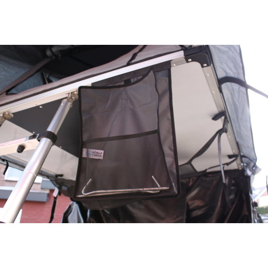 Koala Creek KOALA CREEK® Rooftop tent DELUX set : Anti condens mat + bagage net + 2 schoenzakken - LED 12 volt.