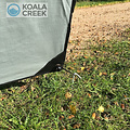 Koala Creek KOALA CREEK® EXPLORER combinatie luifel zijwand - voorwand grijs 200x200 / 250x250 / 300x200