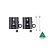 Koala Creek Racksbrax 8161 afsluitbare muurmontage of 2e luifel snelmontage set (2 stuks)