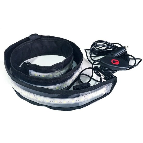 Koala Creek KOALA CREEK® daktent LED strip 120 cm - 12 Volt dimbaar sigaretten aansteker aansluiting