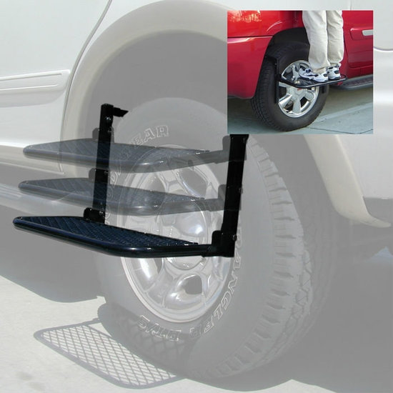 Koala Creek KOALA CREEK® DAKTENT verstelbare opstap trede - Wheel Step.