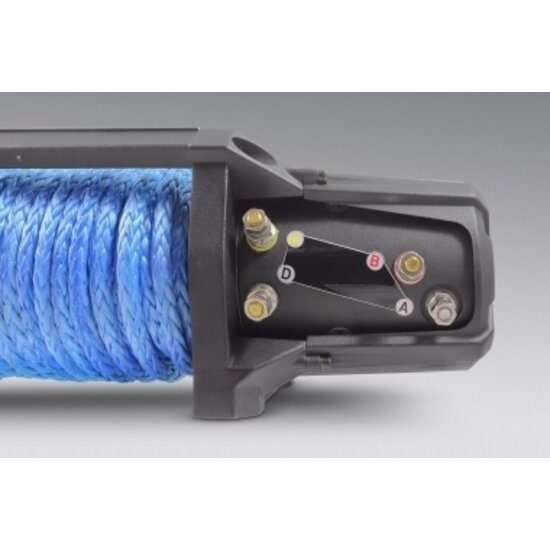 More4x4 More 4x4 X-PRO 13000 12V lier, synthetisch touw