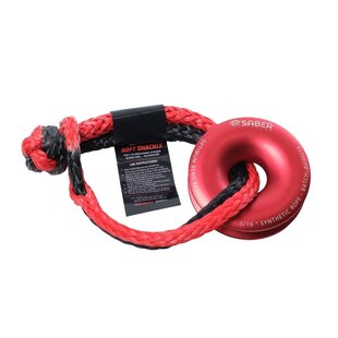 Saber Mini Ezy-Glide 5,000KG WLL Recovery Ring, Bag + 9000KG SaberPro Soft Shackle