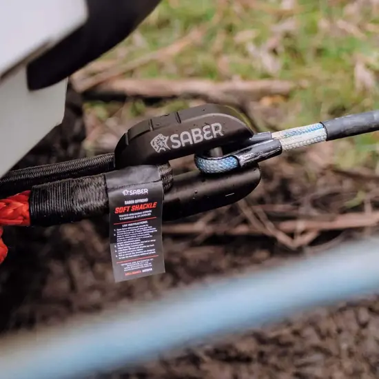 Saber Saber 7075 Alloy Winch Shackle - Cerakote Red