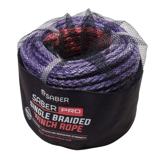 Saber SaberPro® Double Braided 30M Winch Rope (blue)