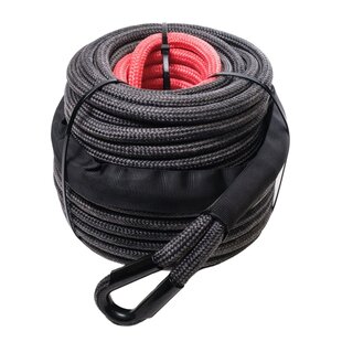 SaberPro® Double Braided 30M Winch Rope (black)