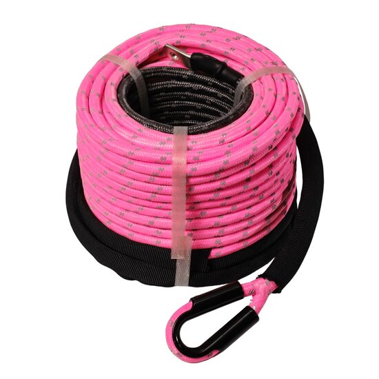 Saber SaberPro® Pink Reflective Double Braided Winch Rope – Limited Edition