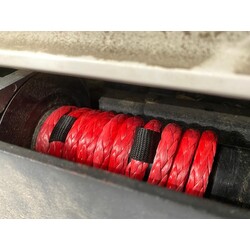 Saber 13,500kg – 12mm SaberPro® Comp Spec Red Single Braided Winch Rope – 50M