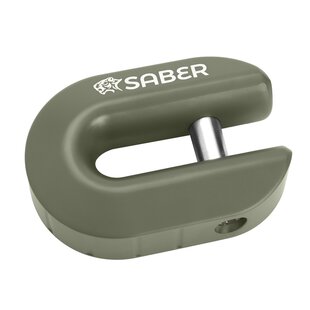 7075 Alloy Winch Shackle - Cerakote Jungle Green