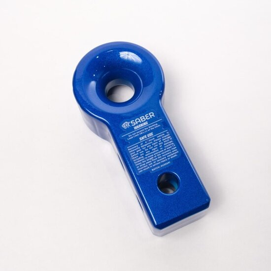 Saber Saber 7075 Alloy Recovery Hitch – Blue Prismatic & 9K Soft Shackle