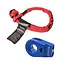 Saber Saber 6061 Aluminium Spliced Winch Thimble - Cerakote Blue & 9K Soft Shackle