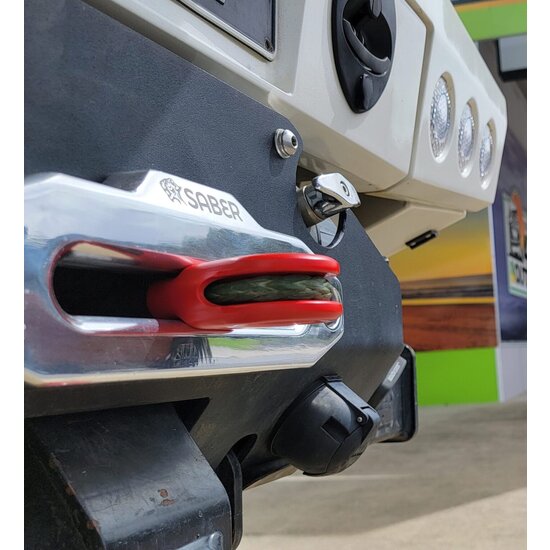 Saber Saber 6061 Aluminium Spliced Winch Thimble – Cerakote Red