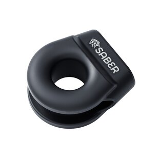 6061 Aluminium Spliced Winch Thimble UPDATED DESIGN - Cerakote Black