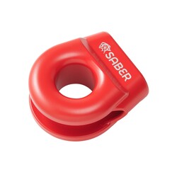 6061 Aluminium Spliced Winch Thimble UPDATED DESIGN - Cerakote Red