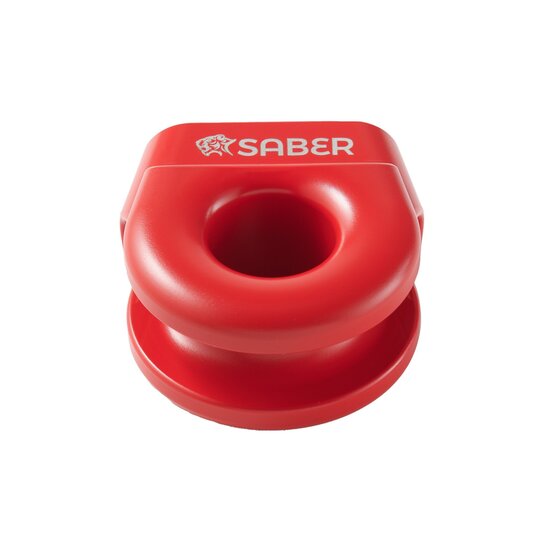 Saber 6061 Aluminium Spliced Winch Thimble UPDATED DESIGN - Cerakote Red