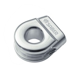 6061 Aluminium Spliced Winch Thimble UPDATED DESIGN - Polished Alloy