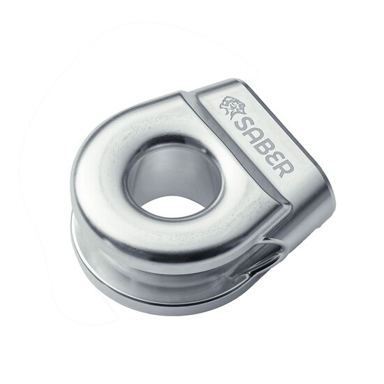 Saber 6061 Aluminium Spliced Winch Thimble UPDATED DESIGN - Polished Alloy
