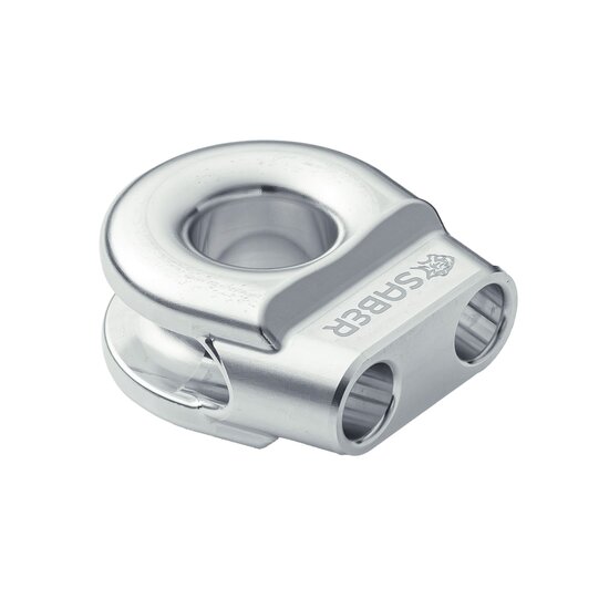 Saber 6061 Aluminium Spliced Winch Thimble UPDATED DESIGN - Polished Alloy