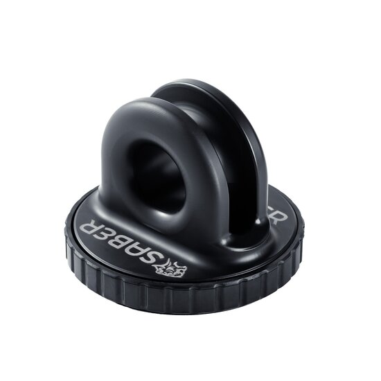 Saber 6061 Aluminium Spliced Winch Thimble PRO - Cerakote Black