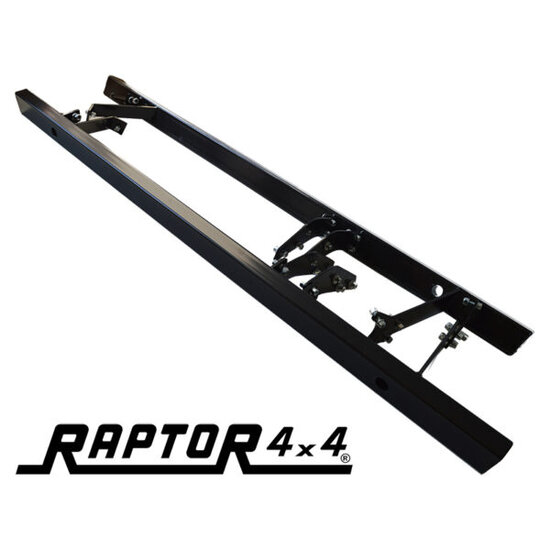 Raptor 4x4 VIERKANTE ROCK SLIDERS DEFENDER 110
