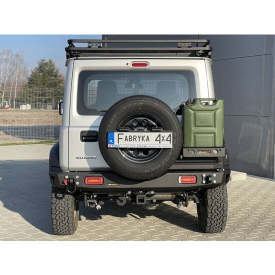 F-4X4 ACHTERBUMPER MET LED-LAMPEN SUZUKI JIMNY IV 1.5 PETROL 2018-