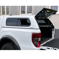 Aeroklas hardtop Aeroklas Stylish for Ford Ranger DC (23-) in PN4GM agate black -Left pop-out & Right pop-up side windows -with central locking