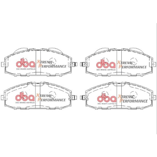 DBA DB1361XP - Brake Pads Xtreme Performance ECE R90 certified | Front Axle