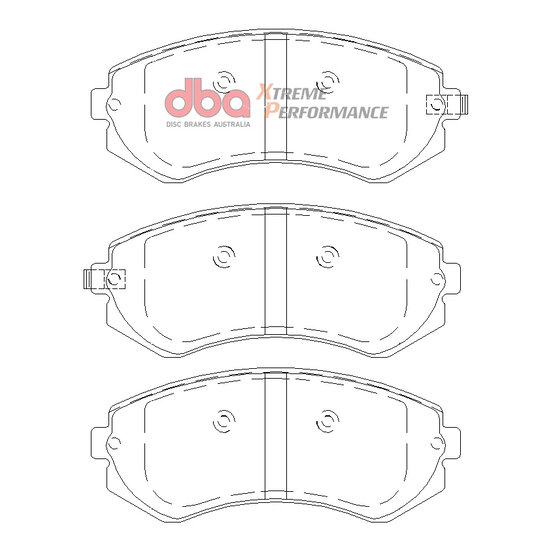 DBA DBA4622S-1148XP - Brake Kit (2x DBA 4622S + DB1148XP)