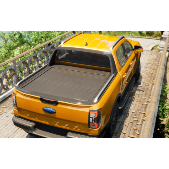 EVOm  Mountain Top EVOm Manual Rollcover in black for Ford Ranger XC & Ranger Raptor + VW Amarok EXTRA CABINE  (23-)