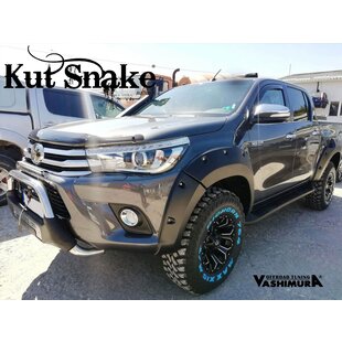 FENDER FLARES FOR TOYOTA HI-LUX (ROCCO) – 2022+ , 75MM WIDE, FITS BOTH WIDE AND NARROW BODY
