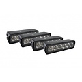 MorE 4x4 set (4st) LED werklampen voor More 4x4 Roofracks