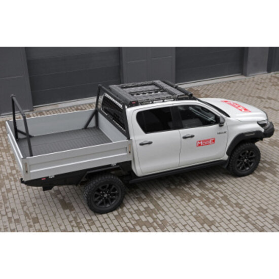 MorE 4x4 Transportcarrosserie pick-up Toyota Hilux Revo - laadbak  - met zijkanten en steunen