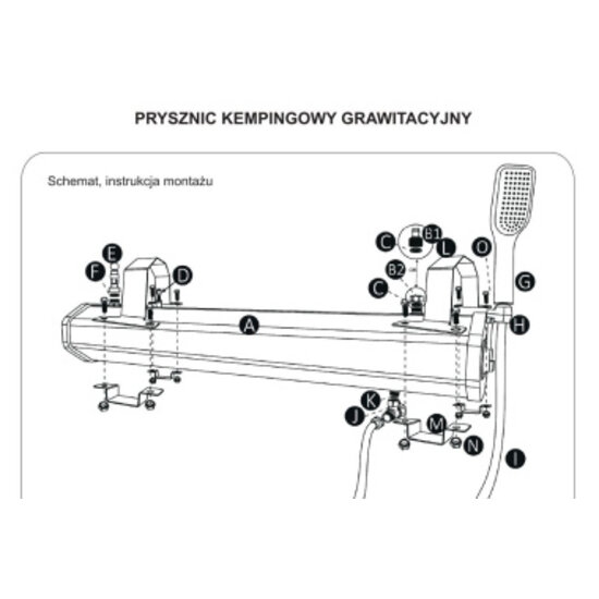 MorE 4x4 Autodouche 30L - MorE 4x4 zonnedouche