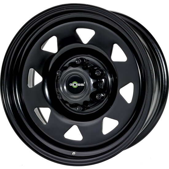 Goss 7 X 16 6x114.3 ET18 CB66.1 / ZWART RA332BK/