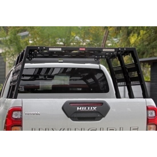 MorE 4x4 Pick-up laadbakrek / vrachtwagenrek - hoog, aan de zijkanten + panelen - More4x4