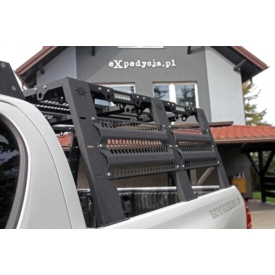 MorE 4x4 Pick-up laadbakrek / vrachtwagenrek - hoog, aan de zijkanten + panelen - More4x4