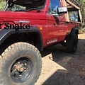 Kut Snake  Fender Flares for Toyota Land Cruiser 75/79 series single cab pre-2007-50 mm wide