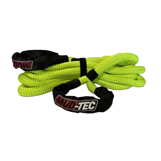 Mudtec Offroad Kinetisch recovery touw 30mm / 9M / 21000KG 30% rek