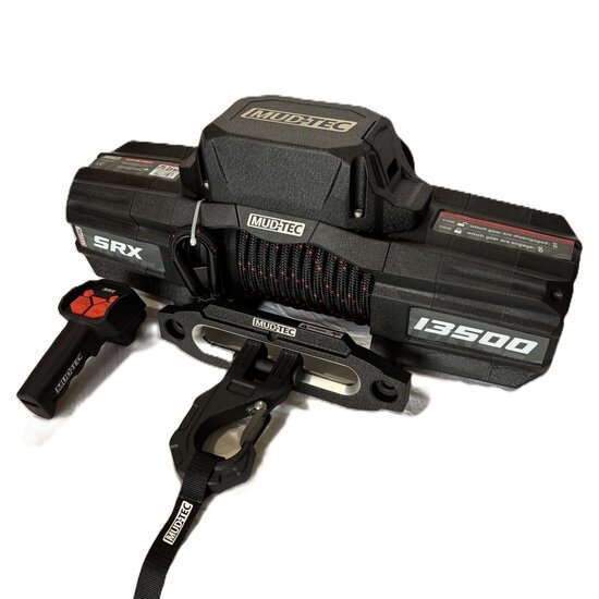 MUDTEC MUDTEC SRX13500 Winch, 6123 kg, 7.2HP, 12V, Wireless Clutch